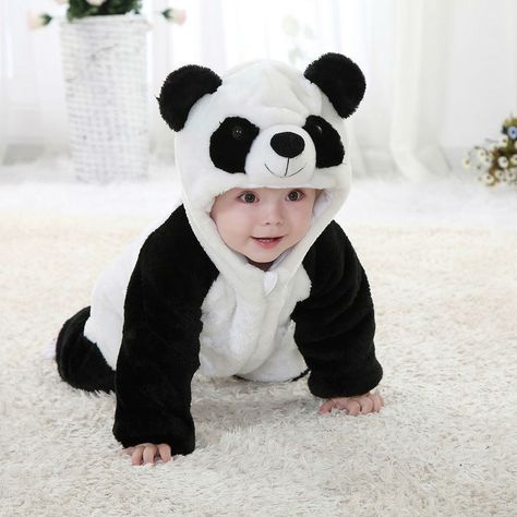 18 Baby Animal Onesies You Have No Excuse Not To Dress Your Kid In Baby Animal Costumes, Disiplin Anak, Panda Bebe, Panda Costumes, Baby Kostüm, Anak Manja, Animal Costumes