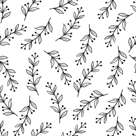 Premium Vector | Hand drawn leaf seamless pattern doodle simple froral style leaf background vector illustration Leaf Doodles, Leaf Doodle, Doodle Simple, Henna Leaves, Pattern Doodle, Leaves Sketch, Leaves Doodle, Organic Henna, Hand Drawn Leaves