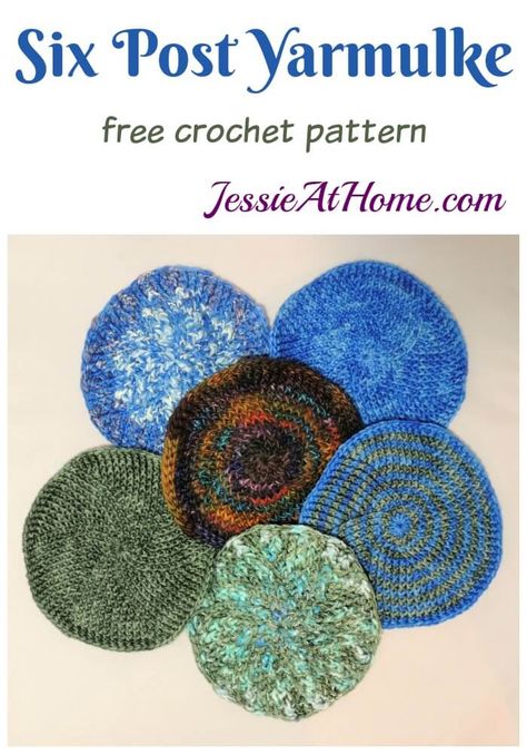 Six Post Yarmulke – Makes a great gift, spread some love! https://www.jessieathome.com/six-post-yarmulke/ Amigurumi Patterns, Yamaka Crochet Pattern, Crochet Kippah Pattern, Crochet Yarmulke Free Pattern, Yarmulke Crochet Pattern, Crochet Kippah Pattern Free, Kippah Crochet Pattern Free, Crochet Yarmulke, Jewish Crochet