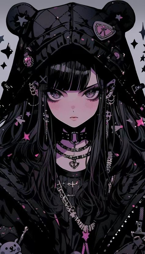 Fesyen Islam, Whatsapp Wallpaper Cute, Dark Kawaii, Karakter Sanrio, Walpaper Hello Kitty, Anime Drawing Books, Images Kawaii, Chibi Anime Kawaii, Gambar Figur