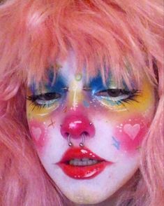 18 Clown?!?!? ideas in 2022 | best makeup products, artistry makeup, makeup Make Up, Hair, Make Up Art, Eye Make Up, Swag Makeup, Eye Makeup Art, Hair And Makeup, Makeup Art, Face Paint