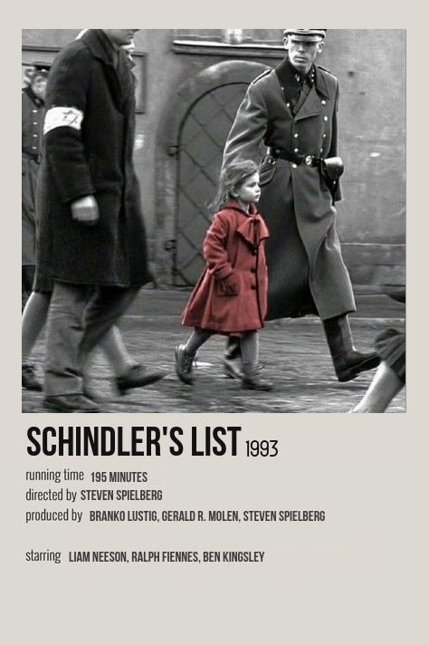 Schindler's List Movie, Schindler's List, Series Quotes, Movie Card, Iconic Movie Posters, Film Posters Minimalist, Great Movies To Watch, Film Poster Design, Minimalist Movie Poster