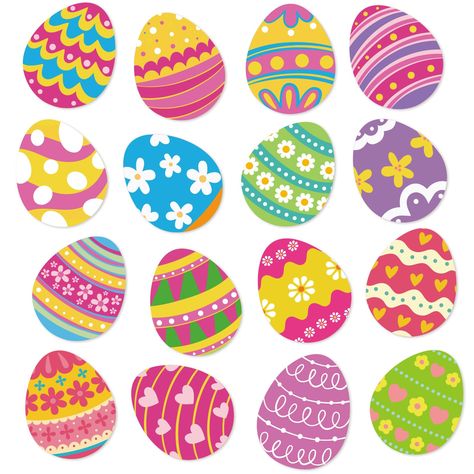 PRICES MAY VARY. THE PACKAGE INCLUDES: 16pcs Easter design refrigerator magnets in assorted designs, sufficient to meet your needs for holiday and daily decoration. FESTIVE DESIGN: The magnetic stickers are designed as assorted Easter eggs with colorful patterns, quite in line with the Easter, which will create strong holiday atmosphere for your home and party. GOOD MATERIAL: Made of good quality magnetic material, waterproof and dustproof, durable and sturdy, can be used and kept for a long tim Simple Easter Eggs, Holiday Car, Car Kitchen, Easter 2024, Colorful Eggs, Fridge Stickers, Easter Egg Pattern, Easy Easter Decorations, Easter Stickers