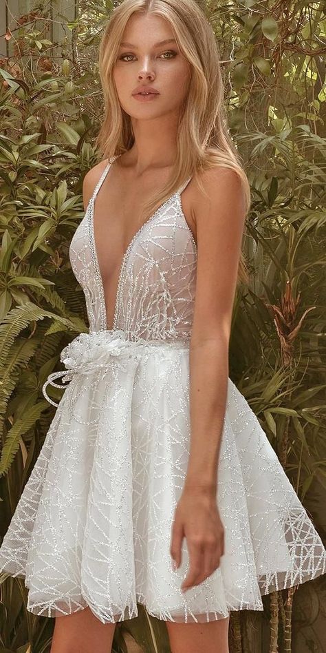 Dresses For Hot Weather, Beach Wedding Dresses Short, Beach Wedding Reception Dress, Strappy Wedding Dress, Reception Dress Short, Wedding Dresses Short, Short Bridal Gown, Short Wedding Dress Beach, Short Bridal Dress