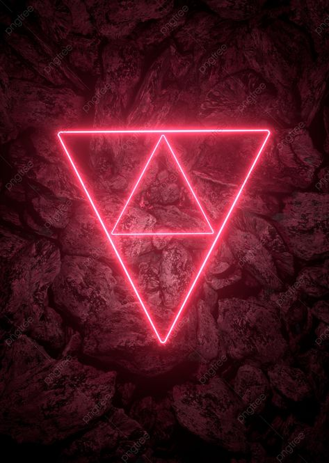 Triangle Wallpaper, Google Pixel Wallpaper, Pixel Wallpaper, Red Gradient Background, Neon Background, Metal Font, Red Triangle, Triangle Background, Neon Backgrounds