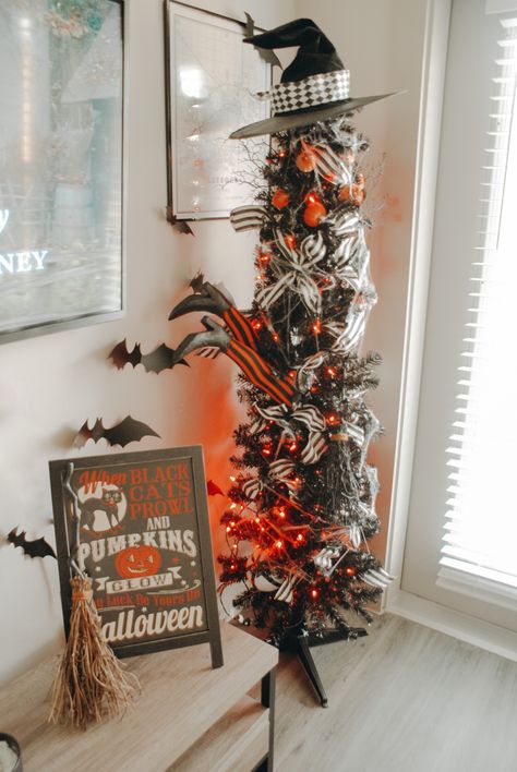 Wicked, Halloween, Christmas, Indoor Tree, Tree Decorations, Ladder Decor, Witch, Christmas Tree, Holiday Decor