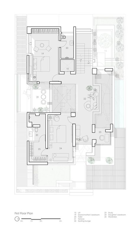 Layout Plans House, Flooring Plan Ideas, Villa Plan And Elevation, Modern Vila Plane, Residential Plan Architecture, 60 X 30 House Plans Layout, Buildofy India Plan, Villa House Design Plan, Villa House Plans Modern