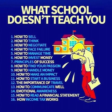 Things School Doesnt Teach You, Things They Don't Teach You In School, Love Therapy, Business Books Worth Reading, Good Leadership Skills, Business Basics, Teaching Life, Personal Improvement, Positive Quotes For Life Motivation