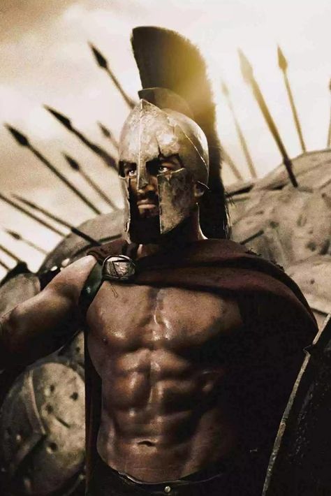 When the '300' movie came out, men and women everywhere were eager to learn how… Spartan 300 Workout, 300 Workout, 300 Movie, Spartan Tattoo, Warriors Wallpaper, Dinosaur Images, Greek Warrior, Warrior Tattoos, Spartan Warrior