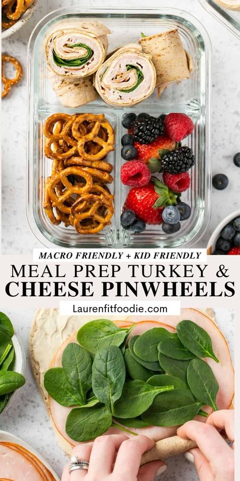 Turkey And Cheese Pinwheels, Meal Prep Turkey, Turkey Pinwheels, Lunch Saludable, Cheese Pinwheels, Healthy Lunch Snacks, Protein Lunch, Meal Prep Snacks, Healthy High Protein Meals