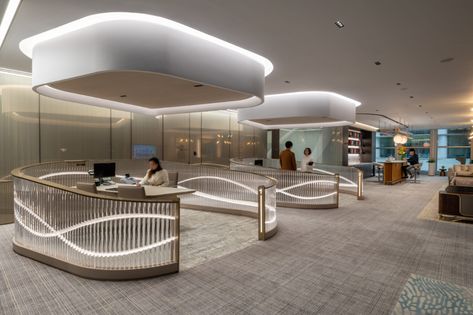 Signature Banking Suites & Office - One Space Retail Banking Design, Private Banking Design, Luxury Bank Interior Design, Modern Bank Interior Design, Bank Design Interior, Bank Interior Design Concept, Bank Office Design, Sales Center Design, Bank Interior Design