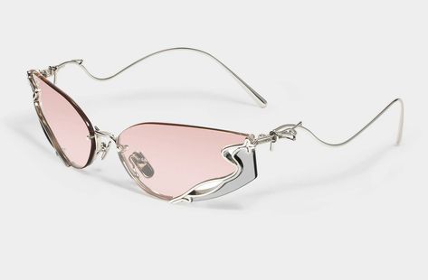 Glasses are a portal to feeling different. Cybercore Glasses, 00s Jewellery, Sci Fi Glasses, Y2k Glasses, Aesthetic Sunglasses, Men Sunglasses Fashion, Glasses Inspiration, White Glasses, Unique Glasses