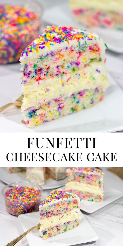 Funfetti Cheesecake, Easter Decorations Home, Fun Dessert, Easter Decorations Ideas, Cheesecake Cake, Ideas For Easter Decorations, Ideas For Easter, Easter Tree, Decorations Home