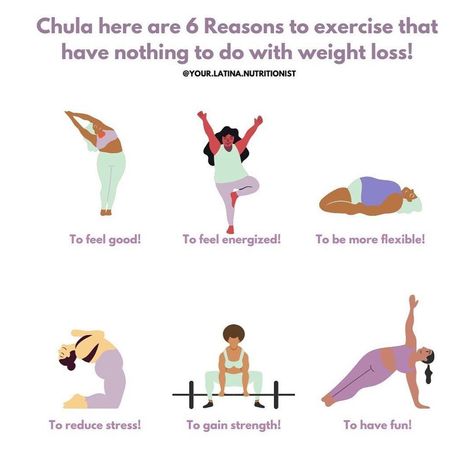 Dalina | Anti Diet Dietitian on Instagram: “Chula, why do you like to exercise? Tell me below 👇🏽⠀ It’s so hard to be intuitive about movement when everything we see is “do this to…” Intuitive Exercise, Healing Movement, Intuitive Movement, Joyful Movement, Healthy Movement, Body Positive Fitness, Body Neutrality, Cultural Foods, Anti Diet