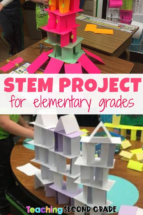 STEM projects from elementary grades are so much fun.  These ideas are great. Grade 4 Stem Challenge, Stem Projects For 2nd Grade, Craft For Grade 3 Student, Fourth Grade Stem Activities, Back To School Steam Activity, Science Activities For Elementary Students, Stem Projects For 3rd Grade, 3rd Grade Stem Projects, Stem Projects For 1st Grade