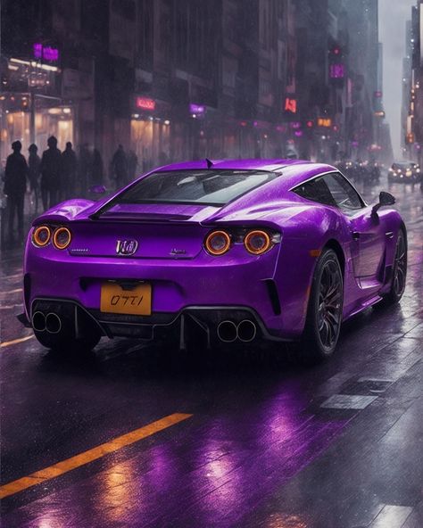 Purple Sports Cars, Purple Corvette, Purple Mustang, Gtr 35, Mustang Wallpaper, Gold Car, Purple Car, Aesthetic Book, Car Chevrolet