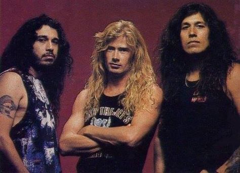 Three legends of thrash metal: Tom Araya from Slayer, Dave Mustaine from Megadeth and Chuck Billy from Testament. Tumblr, Chuck Billy, Vic Rattlehead, Tom Araya, 80s Metal Bands, Slayer Band, Clash Of The Titans, Dave Mustaine, Extreme Metal