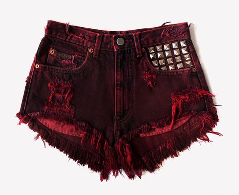 . Frayed Shorts, Destroyed Denim Shorts, Vintage Denim Shorts, Pants Short, Studded Shorts, Diy Shorts, Ripped Jean Shorts, Ripped Denim Shorts, Ripped Shorts