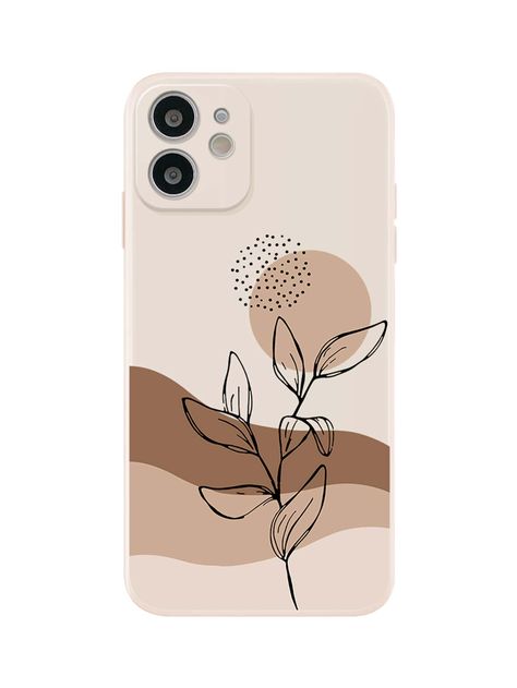 Multicolor    TPU Floral Phone Cases Embellished   Phone/Pad Accessories Phone Cases Ideas Design, Cute Drawing For Phone Case, Cool Phone Cases Diy, Aesthetic Handmade Phone Case, Creative Iphone Cases Design, Drawing Ideas For Phone Cases, Mobile Cover Diy Handmade, Drawing For Phone Case, Handmade Phone Cover Ideas