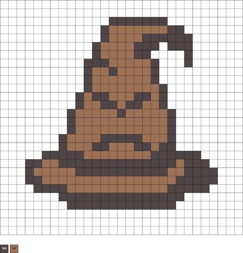 Pixel Drawing Harry Potter, Harry Potter Iron Beads, Harry Potter Pixel Art Grid, Hogwarts Pixel Art, Perler Bead Patterns Harry Potter, Crochet Hogwarts, Harry Potter Pixel Art Pattern, Perler Beads Harry Potter, Pixel Art Illustration