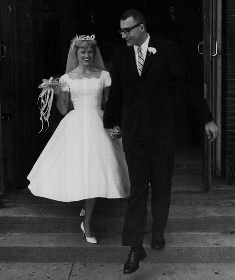 Wedding Dresses Over The Years Late 60s Wedding Dress, Miu Miu Wedding Dress, 1960s Wedding Photos, 50s Inspired Wedding Dress, 1960s Bride, 1960 Wedding Dress, Wedding Dress 1960s, Wedding Dress 60s, 60s Wedding Dress