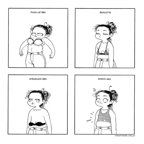 Different Types Of Bras, C Cassandra Comics, Cassandra Calin, Types Of Bras, C Cassandra, Bd Art, Life Comics, Couples Comics, Online Comics