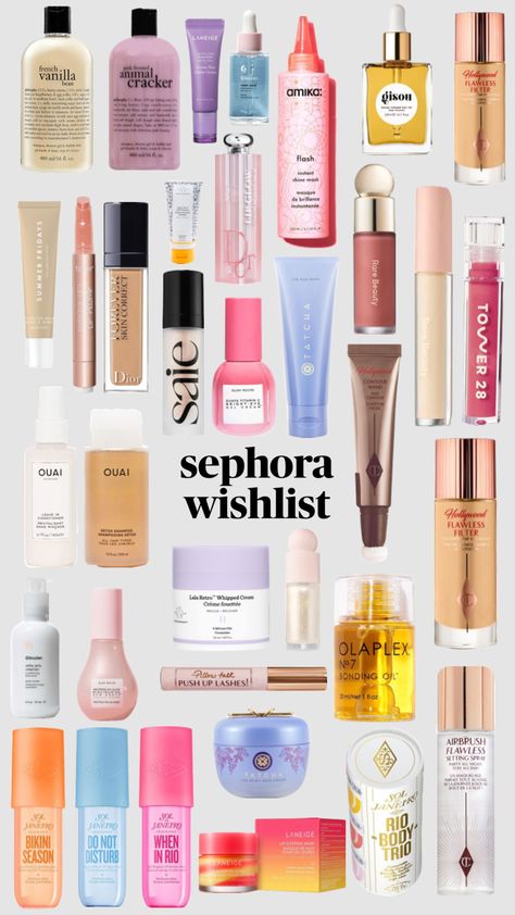 #sephora #wishlist #expensive #skincare #makeup #haircare #perfume Wishlist Expensive, Sephora Wishlist, Expensive Skincare, Preppy Makeup, Expensive Makeup, Makeup Order, Cute Birthday Ideas, Evening Makeup, Makeup Eye Looks