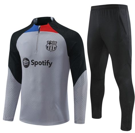 Barcelona Tracksuit, Football Tracksuits, Barcelona Training, Ansu Fati, Soccer Pants, Training Suit, Barcelona Football, Tracksuit Men, Soccer Uniforms