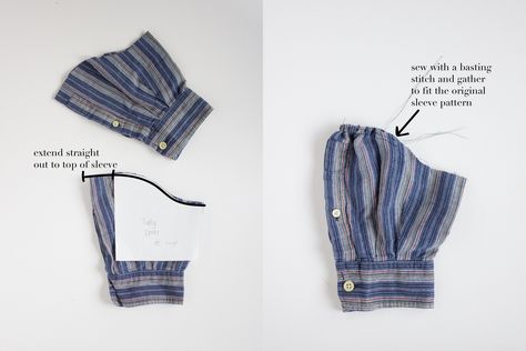 Men's Shirt Dress Refashion // www.deliacreates.com Diy Baby Girl Clothes, Diy Baby Girl, Shirt Upcycle, Dress Refashion, Recycle Upcycle, Baby Girl Clothes Winter, Diy Baby Clothes, Winter Outfits For Girls, Upcycle Shirt