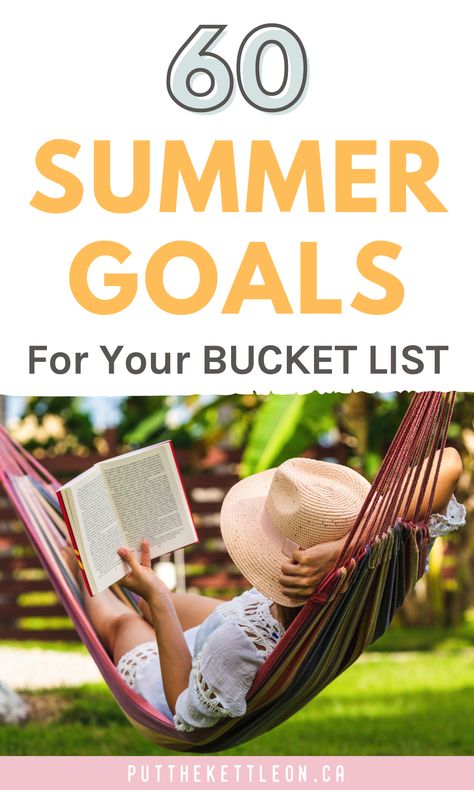 60 summer goals for your bucket list Bucket List Goals, August Bucket List, Summer Bucket List 2024, Student Wellness, Mental Health Plan, Goals To Set, Goals Ideas, Best Summer Ever, 2024 Inspiration