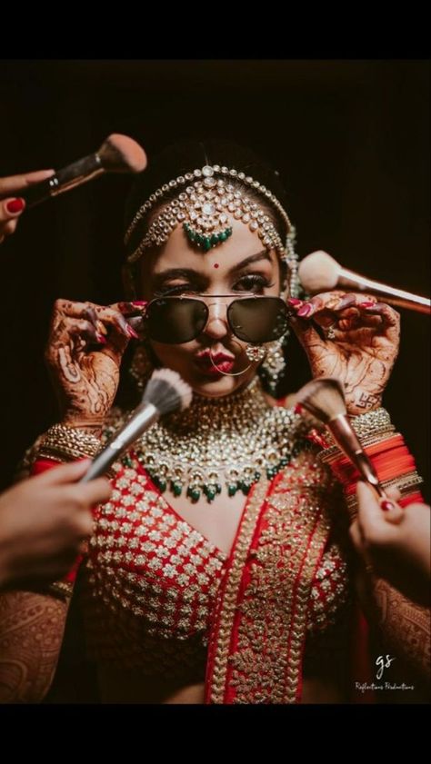 Get inspirational Bridal Portrait ideas for your grand occasion, visit https://www.bookeventz.com/blog/ for more. #bridalportraits #portraitphotography #luxurymywedding #bridalshower #lehanga #coupleportraits #wedgoals #groomgoals #bridegoals #bridesofinstagram #bride #decor #weddingpictures #shaadi #weddingshoot #makeuplook #Potraitphotography #indianweddinginspiration #indianwedding #weddingmoments #bridesof2021 #bookeventz #bridephotos #randomphotos #candidphotos Indian Wedding Photography Bride, Indian Bride Photoshoot Ideas, Brides Poses Indian, Bride Ready Photography, Makeup Shots Wedding, Bride Pics Indian, Bride Makeup Shoot Ideas Photoshoot, Dhulan Pic, Indian Bride Poses Photo Ideas