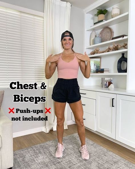 Andrea -Mom Fitness: Diastasis, Postpartum & More on Instagram Chest Exercises, Chest And Biceps Workout, Weak Core, Workout Sheets, Mom Fitness, Arms And Abs, Nutrition Coaching, Diastasis Recti, Simple App