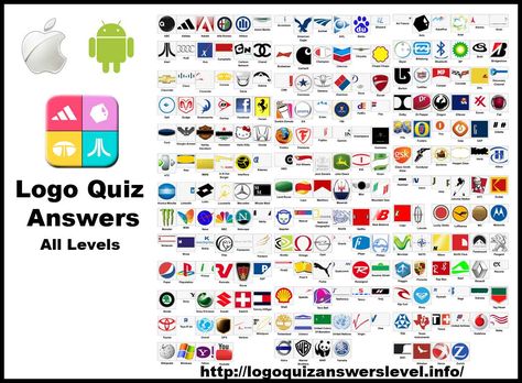 Logo Quiz Answers Level 1 Animated Logo Video Tools at www.assuredprofits.com/videotools Quiz Logo, Car Logos With Names, All Car Logos, Logo Answers, Logo Quiz Games, Logo Quiz Answers, Mobile Phone Logo, Quiz With Answers, Logo Quiz