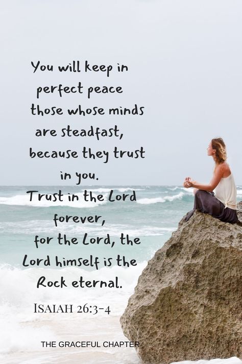 You will keep in perfect peace those whose minds are steadfast because they trust in you. Trust in the Lord forever, for the Lord, the Lord himself is the Rock eternal. Isaiah 26:3-4 Thou Will Keep Him In Perfect Peace, You Keep Him In Perfect Peace, You Will Keep In Perfect Peace, I Will Trust In The Lord, You Will Keep Him In Perfect Peace, Perfect Peace Scripture, My Hope Is In You Lord, Isaiah 26:3 Wallpaper, Isaiah 26 3-4 Wallpaper