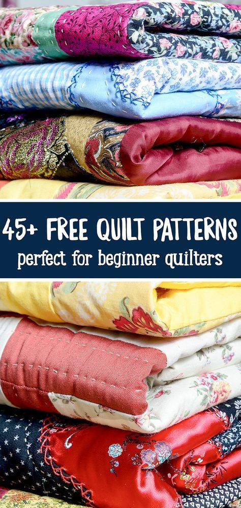 Couture, Patchwork, Amigurumi Patterns, Free Easy Quilt Patterns, Beginner Quilting Projects, Patchwork Quilting Designs, Hand Quilting Patterns, Knitting Patterns Free Blanket, Quilting Designs Patterns