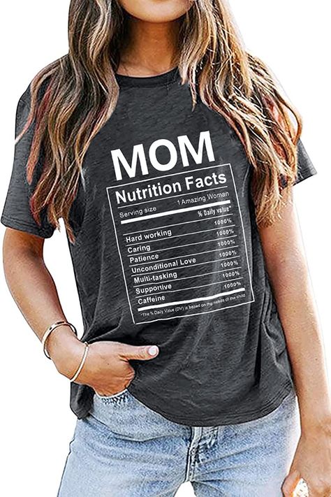 Looking for a thoughtful gift for Mom this 2023 Mother's Day? Check out this stylish and comfy shirt that's perfect for any proud mama! With a beautiful design and high-quality fabric, this shirt is sure to make her day extra special. Show your love and appreciation for Mom with this heartfelt gift idea. Order now and make her day! Mothers Day T Shirt Ideas, Mother’s Day Shirts, Mothers Day Shirt Ideas Mom, Mothers Day Tshirt Ideas, Mothers Day Shirt Ideas, Creative Mother's Day Gifts, Holiday Tee Shirts, Letter Print Tee, Mothers Day T Shirts