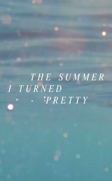 The Summer I Turned Pretty, Summer I Turned Pretty, Summer Wallpaper, Summer Feeling, Summer Dream, Room Posters, Book Aesthetic, Summer Aesthetic, Pretty Wallpapers