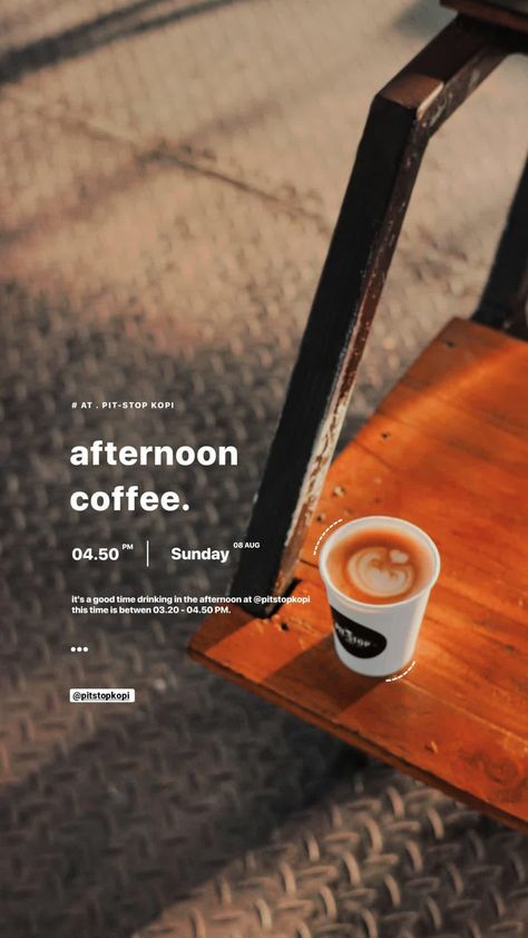 Instagram Design Creative, Coffee Advertising, Seeing 111, Coffee Shop Photography, Instagram Creative Ideas, Coffee Instagram, Afternoon Coffee, Angel Number Meanings, Instagram Graphic