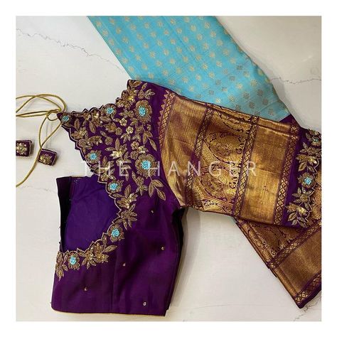 The Wedding Edit #blousedesign #handworkblouse #missblouses #maggamblouse #sareeblousestyle #wedmegoodsouth #workblouses #weddingblouse… | Instagram Gold Blouse Designs, Work Blouse Designs, Blue Blouse Designs, Wedding Edit, Latest Bridal Blouse Designs, Patch Work Blouse Designs, Latest Blouse Designs Pattern, Latest Model Blouse Designs, New Saree Blouse Designs