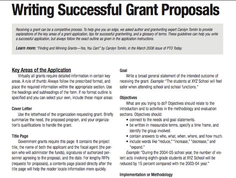 Tips for writing successful grant proposals (3 pages). Download from PTO Today File Exchange. Organisation, Work Spreadsheet, Neighborhood Plan, Grant Proposal Writing, Pto Today, Donation Letter, Grant Application, Grant Proposal, Volunteer Organization