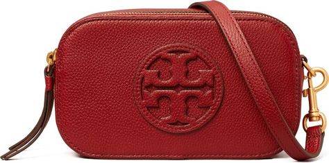 Tory Burch Perry Bombe Mini Bag, Hipster Bag, Brown Crossbody Bag, Beige Bag, Gucci Soho Disco Crossbody, Tory Burch Bag, Purses Michael Kors, Black Cross Body Bag, Pebbled Leather