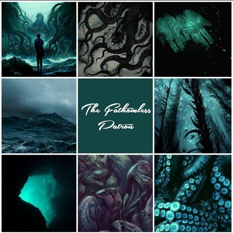 the mysterious timeless power from the Depths, it called to you and chose you Pirate Moodboard Aesthetic, Pirate Moodboard, Dimensions Universe, Dnd Ocs, Fantasy Aesthetics, Moodboard Inspo, Steven King, Water Aesthetic, Gods Not Dead