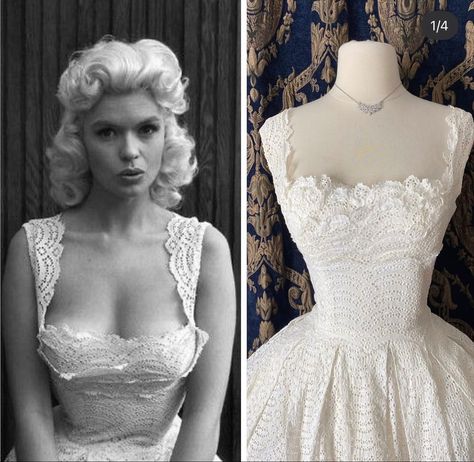 1950s Dress Aesthetic, 50s Dresses Aesthetic, Old Hollywood Glamour Dress, 50s Hollywood Glam Dress, Vintage Formal Dresses 1950s, 1950s Casual Dress, White 50s Dress, 1950s Style Wedding Dress, 1950s Inspired Wedding Dress