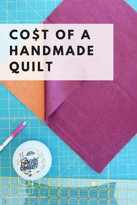 Cost Of Making A Quilt, How To Create Your Own Quilt Pattern, How To Price Handmade Quilts, How To Price A Quilt To Sell, Full Size Quilt Measurements, Different Types Of Quilts, Quilt Color Combinations, Quilt Pricing, Modern Quilting Tutorials