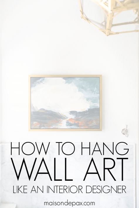 3 Art Wall Display, Wall Art Measurements, Wall Art Hanging Guide, Watercolor Art Gallery Wall, Hanging Art Above Wainscoting, Hanging Framed Art On Wall, How To Hang Art On Wall Living Room, Staggered Art On Wall, How High To Hang Art Above Bed