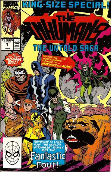 inhumans comic | Inhumans Special 1 A, Apr 1990 Comic Book by Marvel Fantastic Four, Marvel Inhumans, Rare Comic Books, Marvel Comics Covers, Comic Book Collection, 1 April, Marvel Comic Books, Classic Comics, Marvel Comic