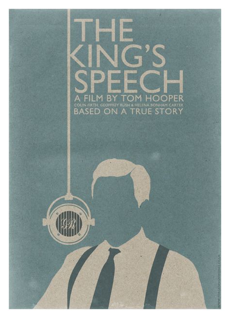 Kings Speech Poster, The Kings Speech Movie, The Kings Speech, Forge Design, Minimal Posters, King's Speech, Film Posters Minimalist, Minimal Movie Posters, Minimal Poster