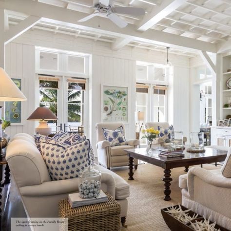 Low Country Interior Design Ideas, Key West House Plans, Southern Lake House Decor, Low Country Decorating Interiors, Southern Style Interior Design, Low Country Interiors, Low Country Style Interiors, Old Florida Interior Design, Coastal Southern Decor