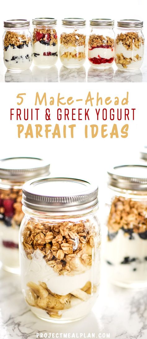 Yogurt Parfait Ideas, Parfait Ideas, Yogurt Parfait Recipe, Fruit And Yogurt Parfait, Fruit And Yogurt, Greek Yogurt Parfait, Yogurt Parfaits, Breakfast Fruit, Fruit Parfait