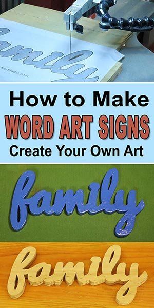 Create Word Art, Scroll Sign, Create Word, Wood Projects For Beginners, Wooden Words, Wood Crafting Tools, Family Diy, Woodworking Patterns, Word Signs